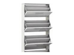 Zapatera abatible blanco alto brillo 59x22x169.5 gizmo