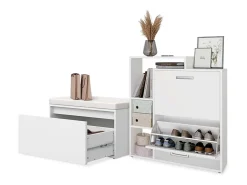 Zapatera abatible blanco 80x39x90 orlando