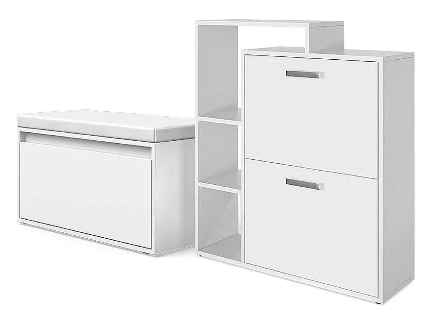 Zapatera abatible blanco 80x39x90 orlando