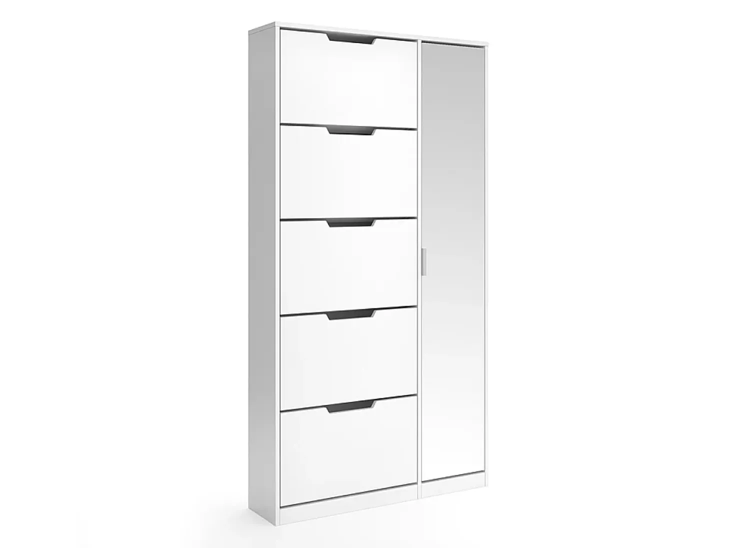 Zapatera abatible blanco 22x59x169 luca