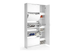 Zapatera abatible blanco 22x59x169 luca