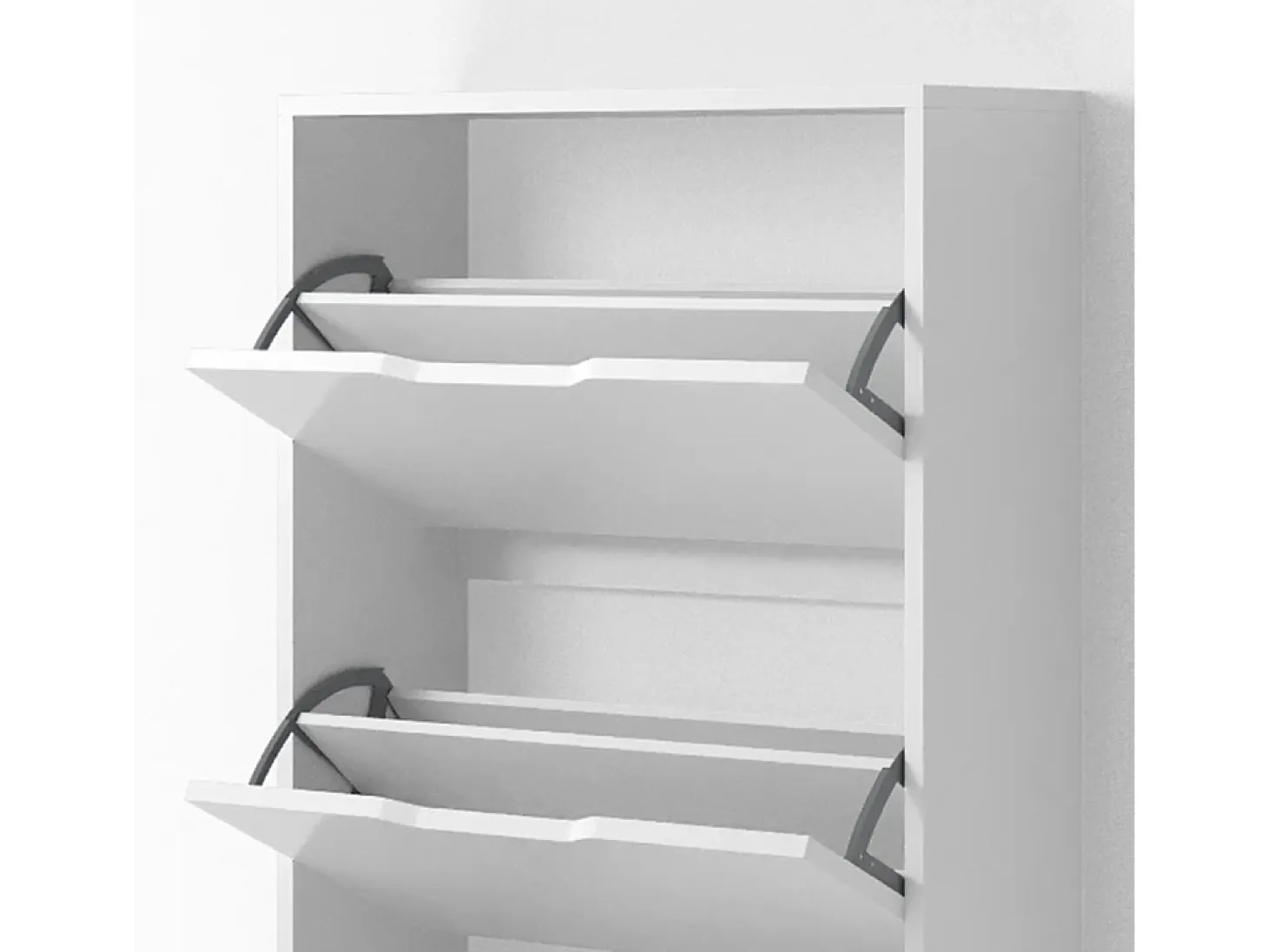 Zapatera abatible blanco 22x59x169 luca