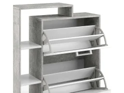 Zapatera abatible hormigón 80x25x90 orlando