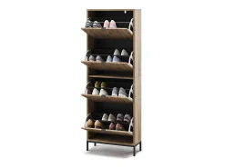Zapatera abatible roble vikingo 60x24x168 eliza