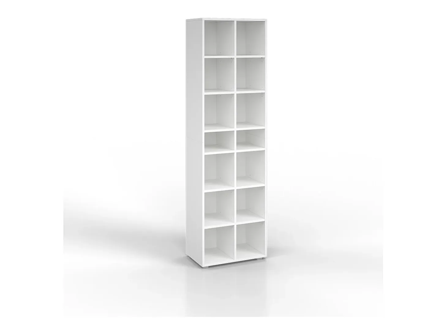 Zapatera blanco 54.2x33.3x183.3 paris
