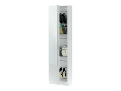 Zapatero 1 puerta con espejo para 16 pares - A180 cm - KRISTAL