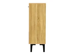 Zapatero 3 puertas - Textura vertical - Color madera