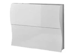 Zapatero 2 puertas de solapa 16 pares de zapatos diseño blanco brillante Onda S