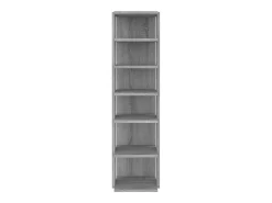 Zapatero 2 uds Sonoma gris 27,5x27x102 cm