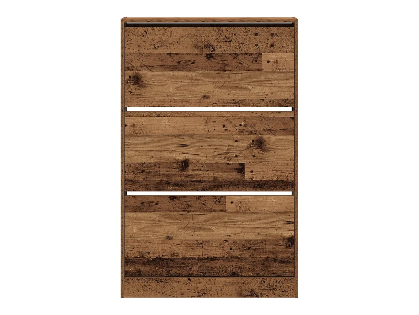 Zapatero antiguo de madera 80x21x125,5 cm en madera de ingeniería