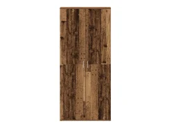 Zapatero antiguo de madera 80x39x180 cm Madera de ingeniería