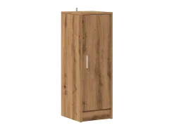 Zapatero artesanal de roble 32x35x92cm madera de ingeniería