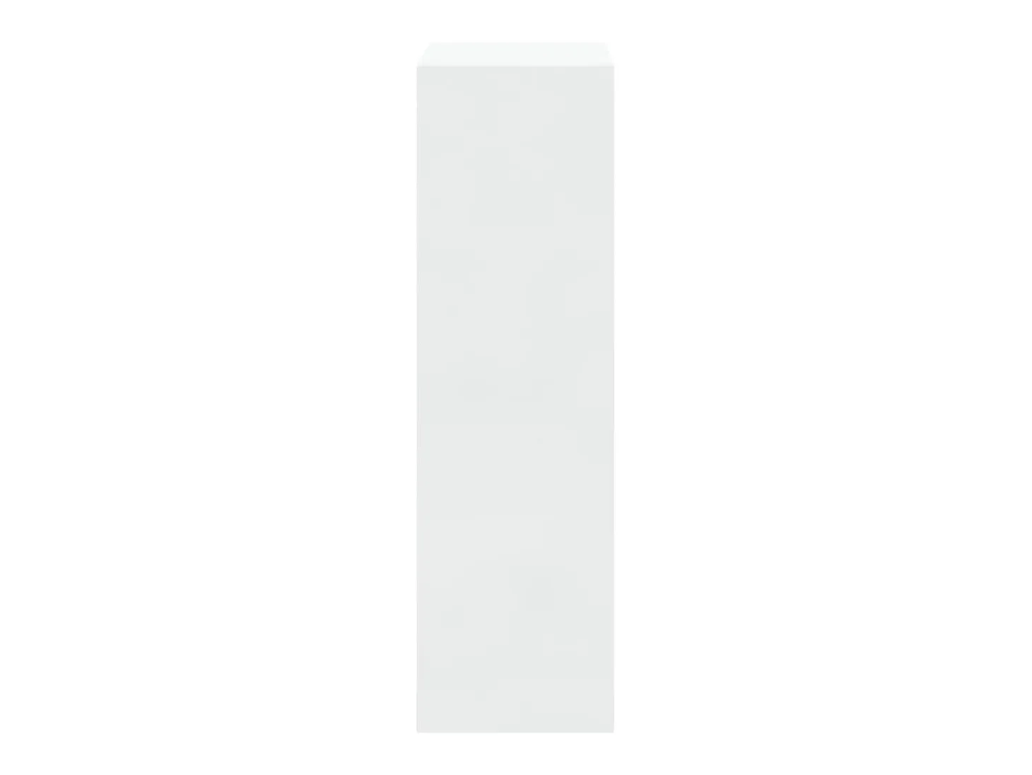 Zapatero Blanco brillo 63x24x81 cm Madera de ingeniería