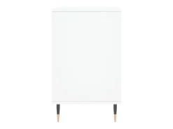 Zapatero Blanco brillo 102x36x60 cm Madera de ingeniería