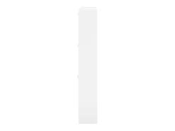 Zapatero Blanco brillo 59x17x108 cm Madera de ingeniería