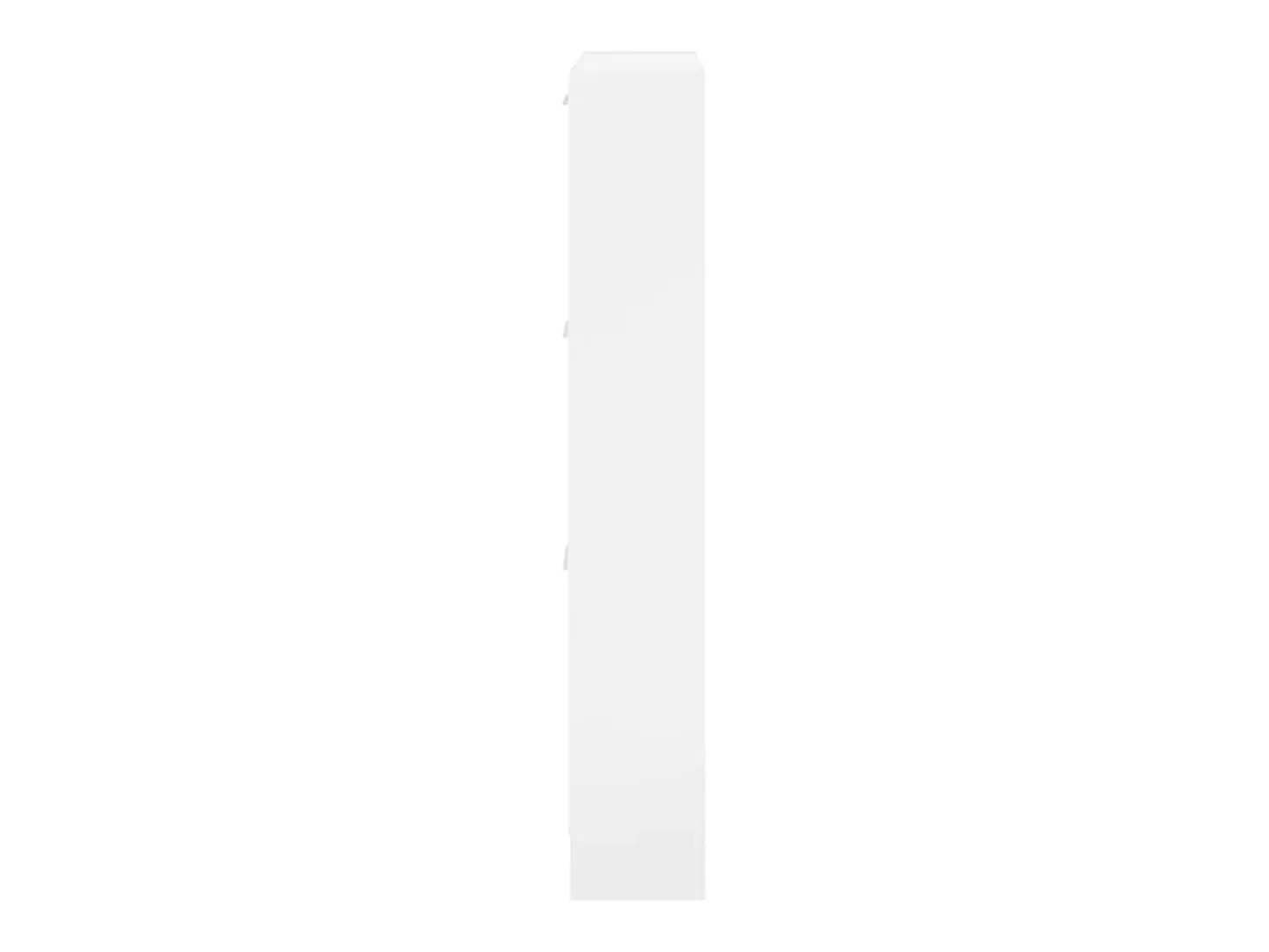 Zapatero Blanco brillo 59x17x108 cm Madera de ingeniería