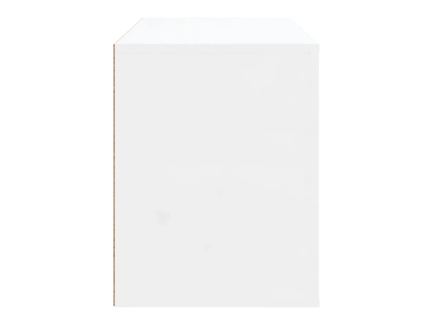 Zapatero Blanco brillo 80x35x45 cm Madera de ingeniería