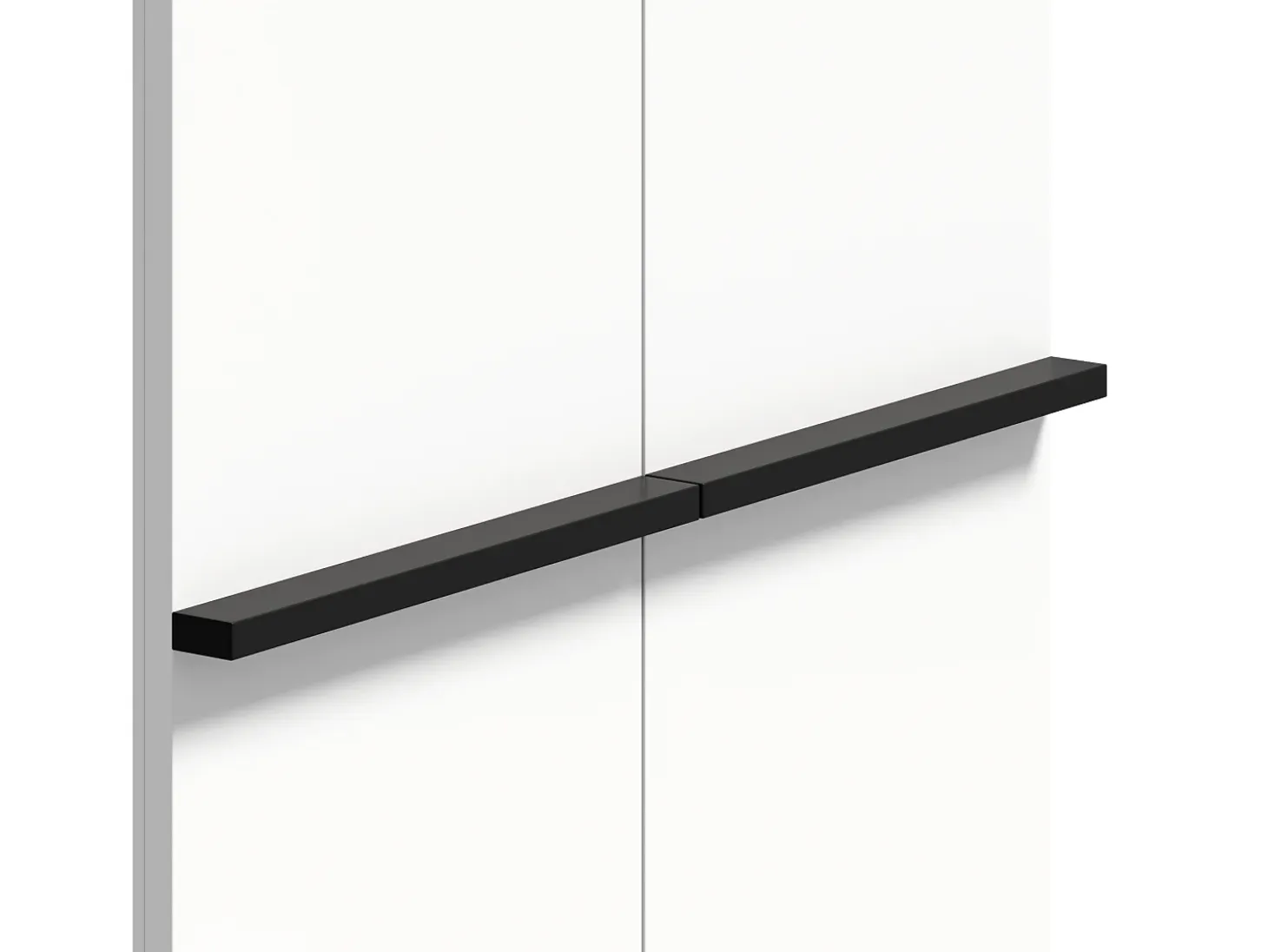 Zapatero blanco con 2 puertas - estantes regulables 60 × 34,5 x 95 cm