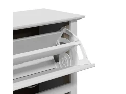 Zapatero blanco 80x35x118 cm