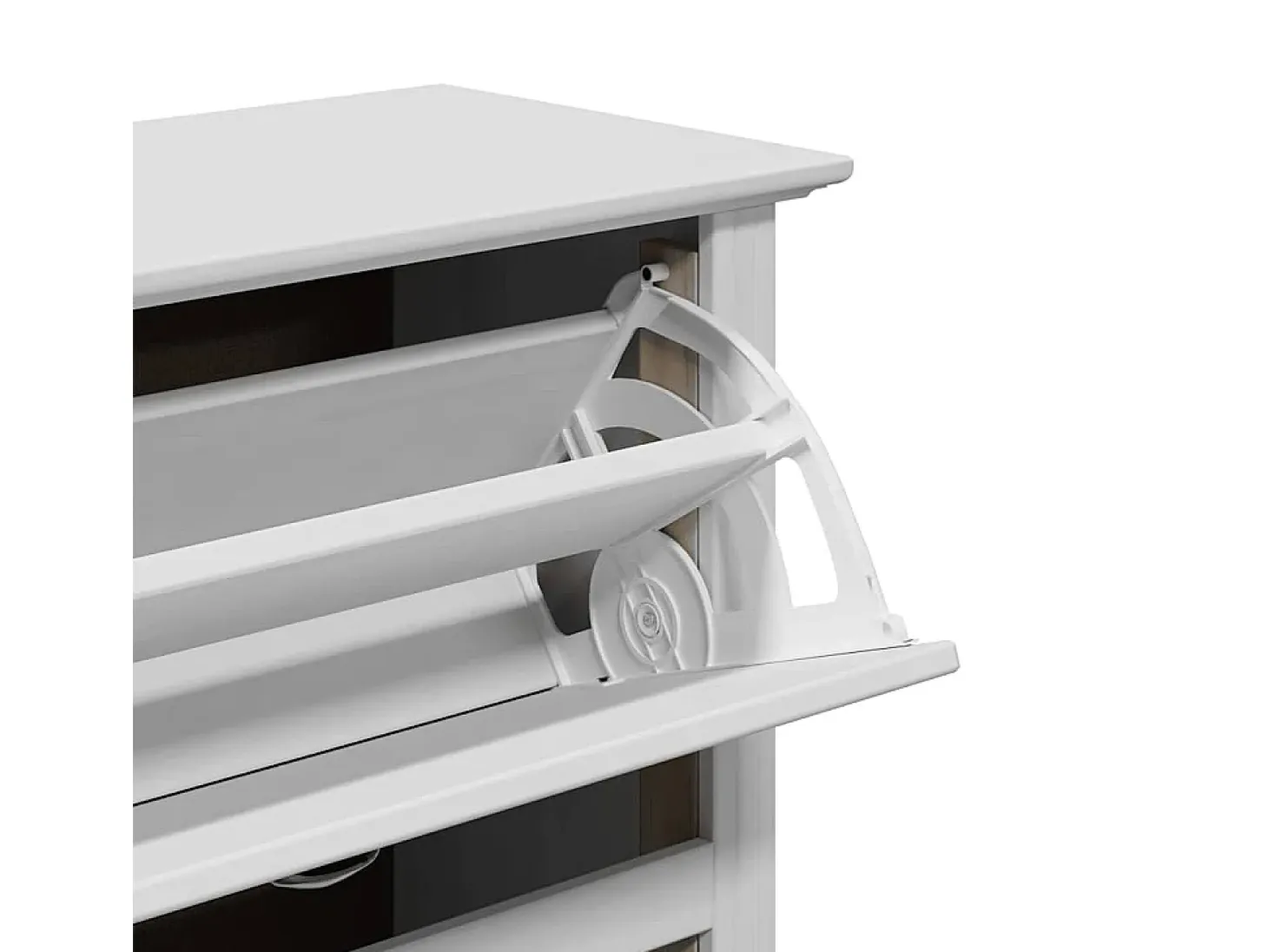 Zapatero blanco 80x35x118 cm