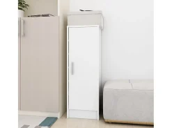 Zapatero blanco 32x35x92 cm Aglomerado
