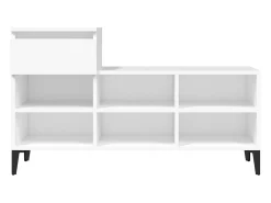 Zapatero blanco 102x36x60 cm Madera contrachapada
