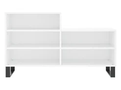 Zapatero blanco 102x36x60 cm Madera contrachapada