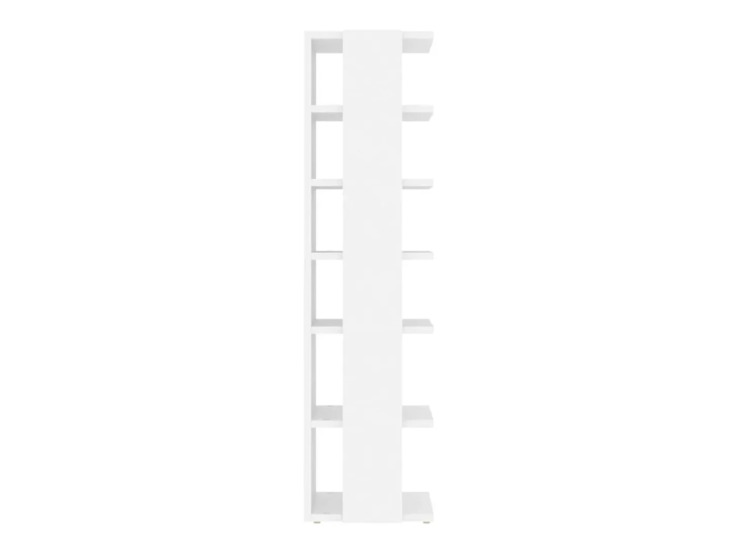 Zapatero blanco 27,5x27x102 cm Madera contrachapada