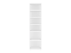 Zapatero blanco 27,5x27x102 cm Madera contrachapada