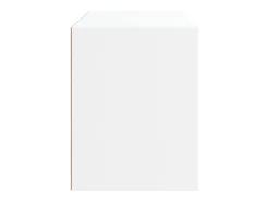 Zapatero blanco 80x35x45 cm Madera contrachapada
