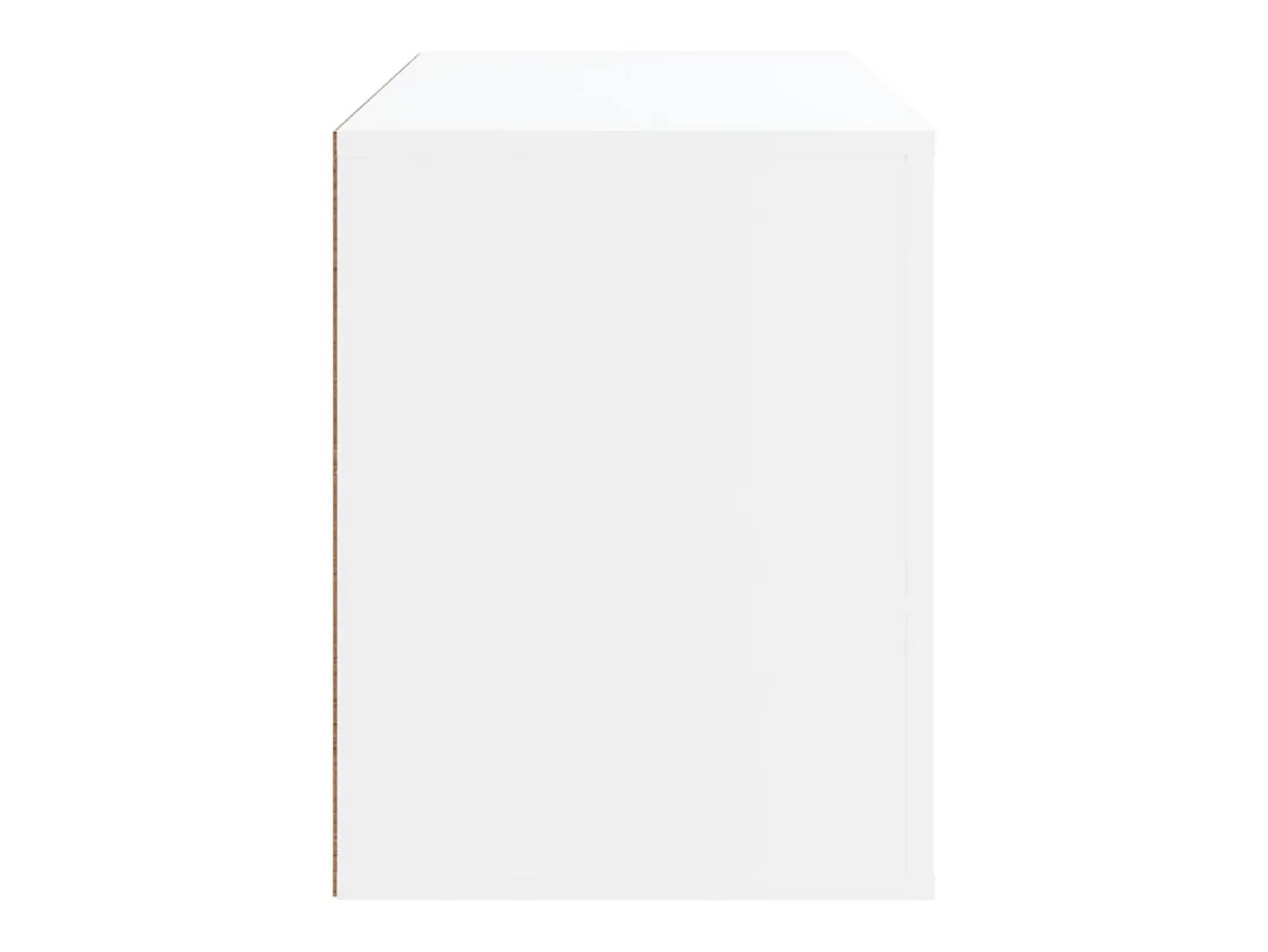 Zapatero blanco 80x35x45 cm Madera contrachapada