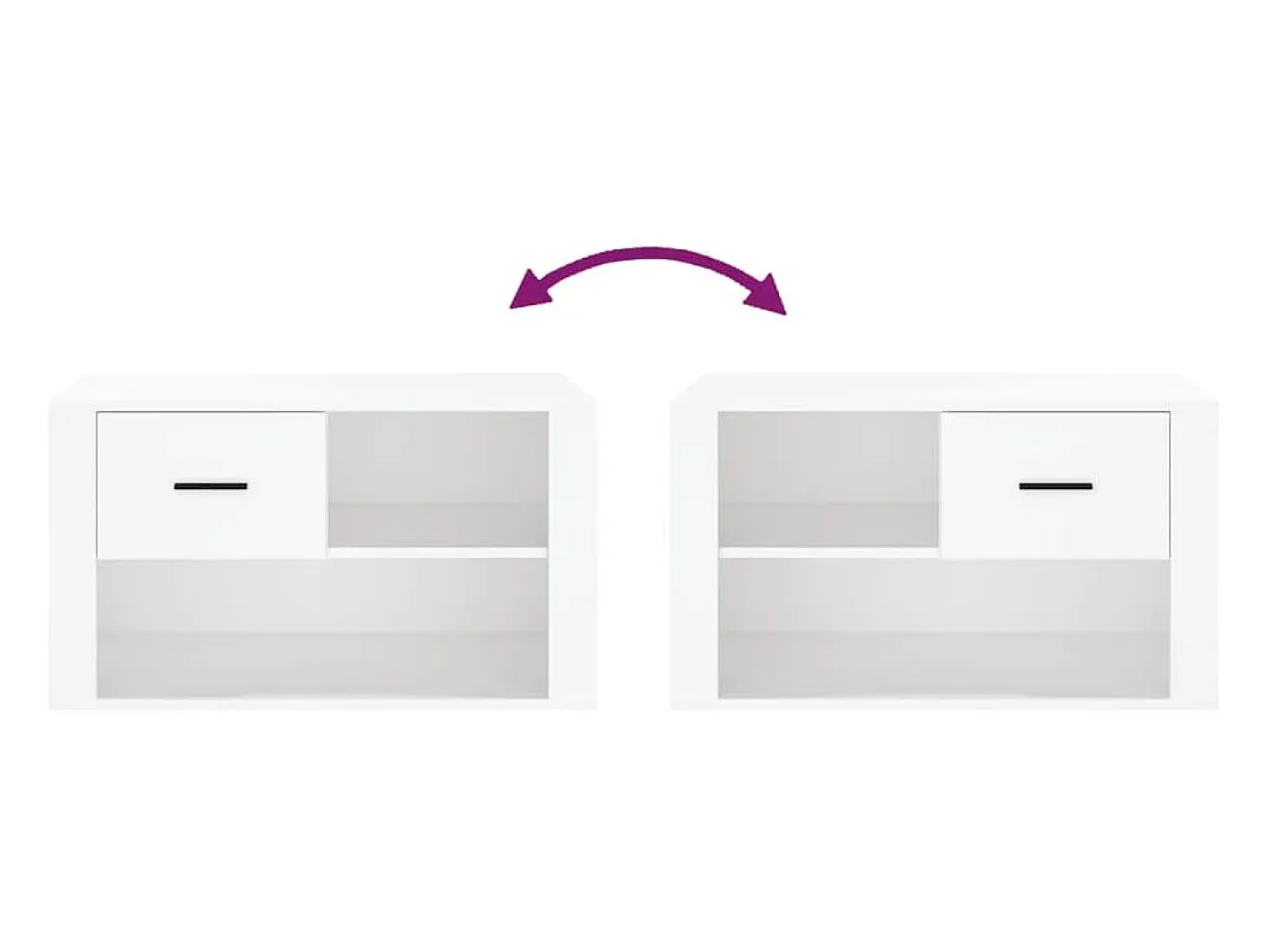 Zapatero blanco 80x35x45 cm Madera contrachapada