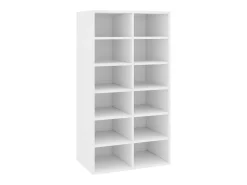 Zapatero blanco 54x34x100,5 cm Madera de ingeniería