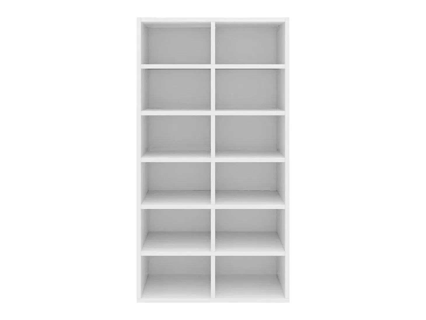 Zapatero blanco 54x34x100,5 cm Madera de ingeniería