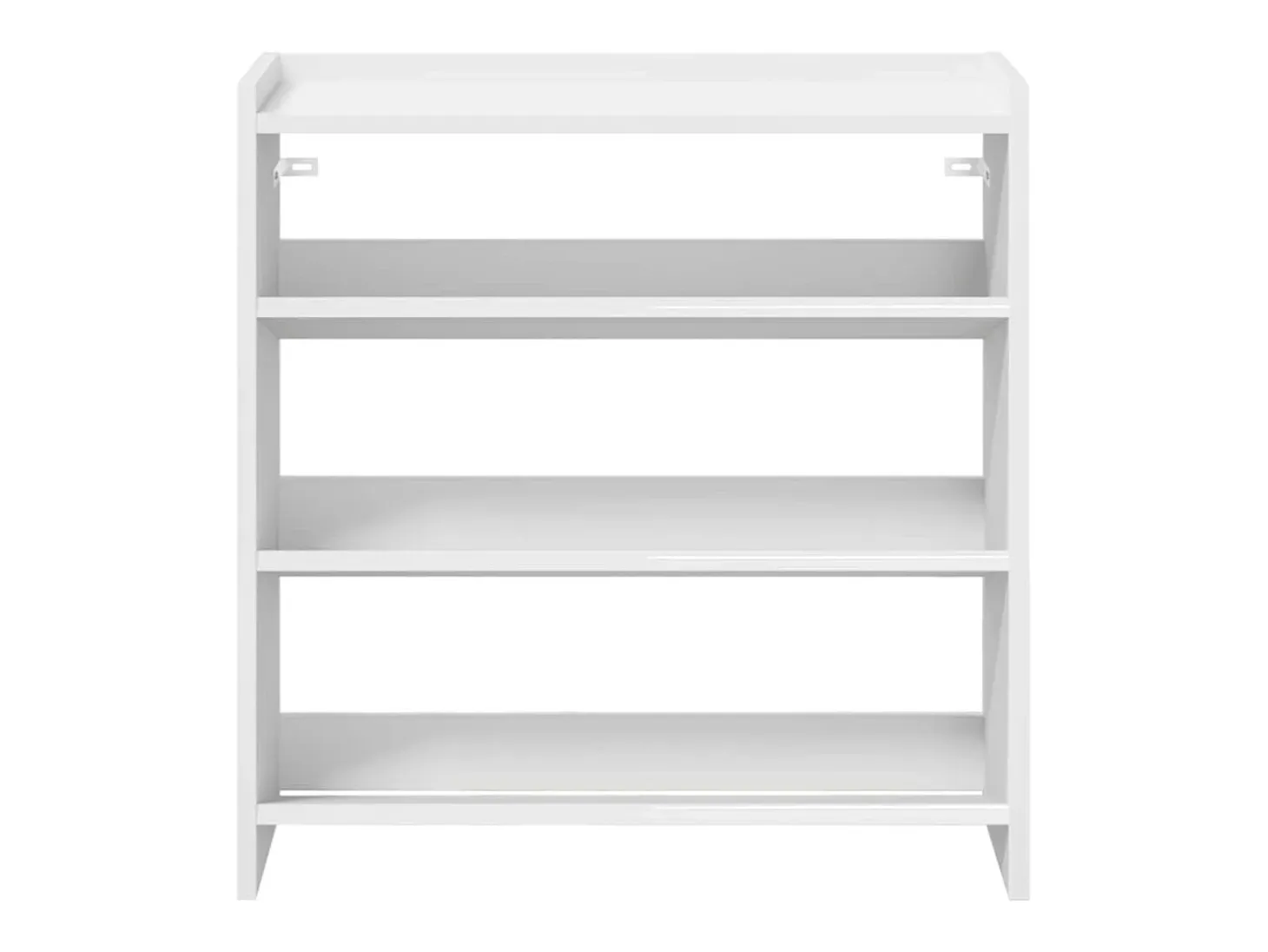 Zapatero blanco 60x25x62 cm madera contrachapada