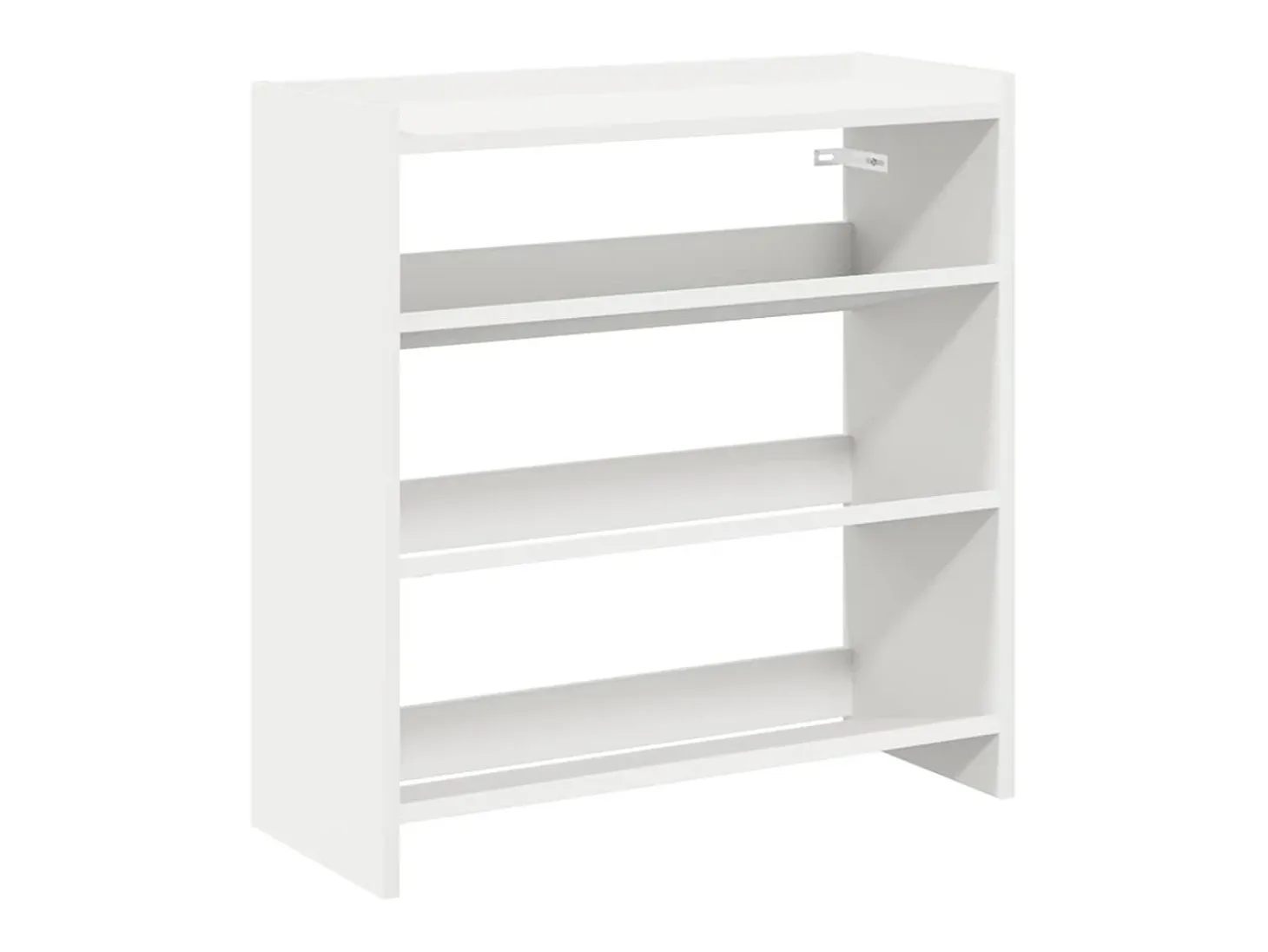 Zapatero blanco 60x25x62 cm madera contrachapada