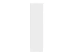 Zapatero blanco 100,5x28x100 cm madera contrachapada