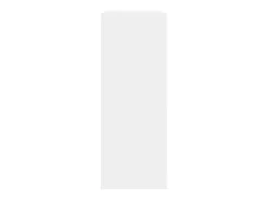 Zapatero blanco 74,5x37,5x100 cm madera contrachapada
