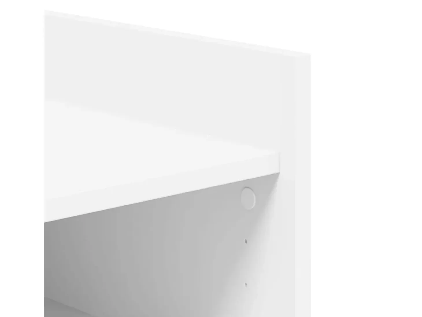 Zapatero blanco 74,5x37,5x100 cm madera contrachapada