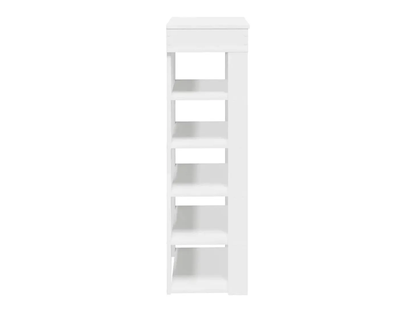 Zapatero blanco 60x30x98 cm madera contrachapada