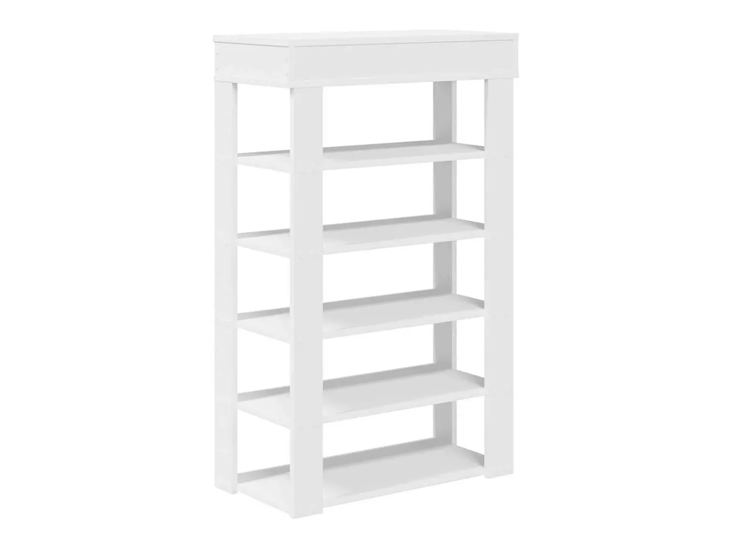 Zapatero blanco 60x30x98 cm madera contrachapada