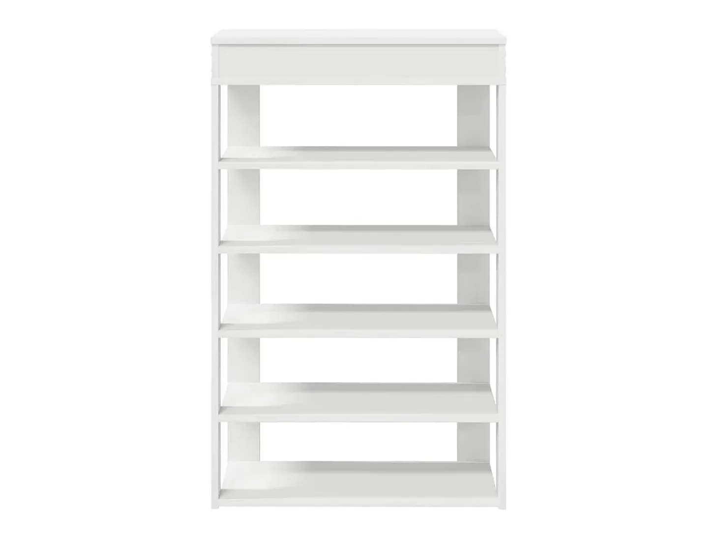 Zapatero blanco 60x30x98 cm madera contrachapada