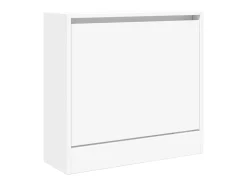 Zapatero blanco 60x21x57 cm madera contrachapada