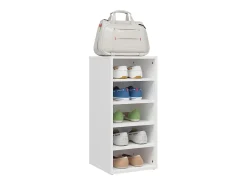 Zapatero blanco 31,5x35x70 cm Madera contrachapada