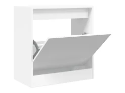 Zapatero blanco 60x34x63,5 cm madera contrachapada