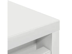 Zapatero blanco 57x34x76 cm madera contrachapada