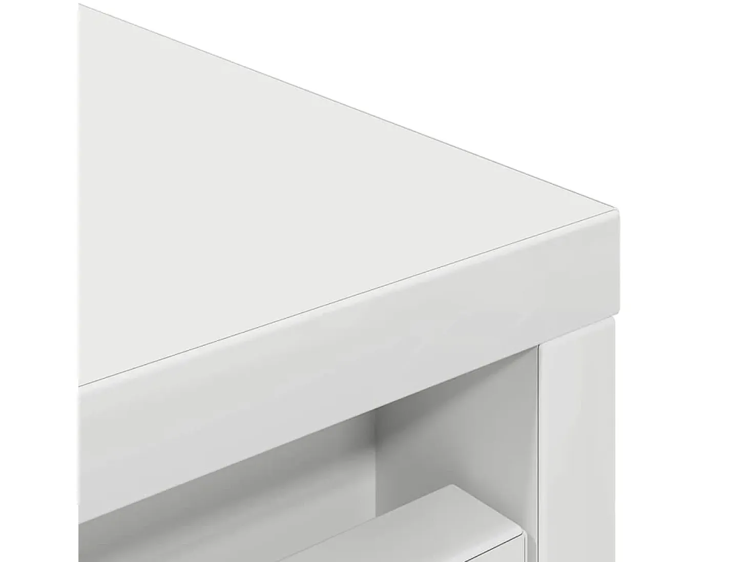 Zapatero blanco 57x34x76 cm madera contrachapada