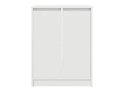 Zapatero blanco 57x34x76 cm madera contrachapada