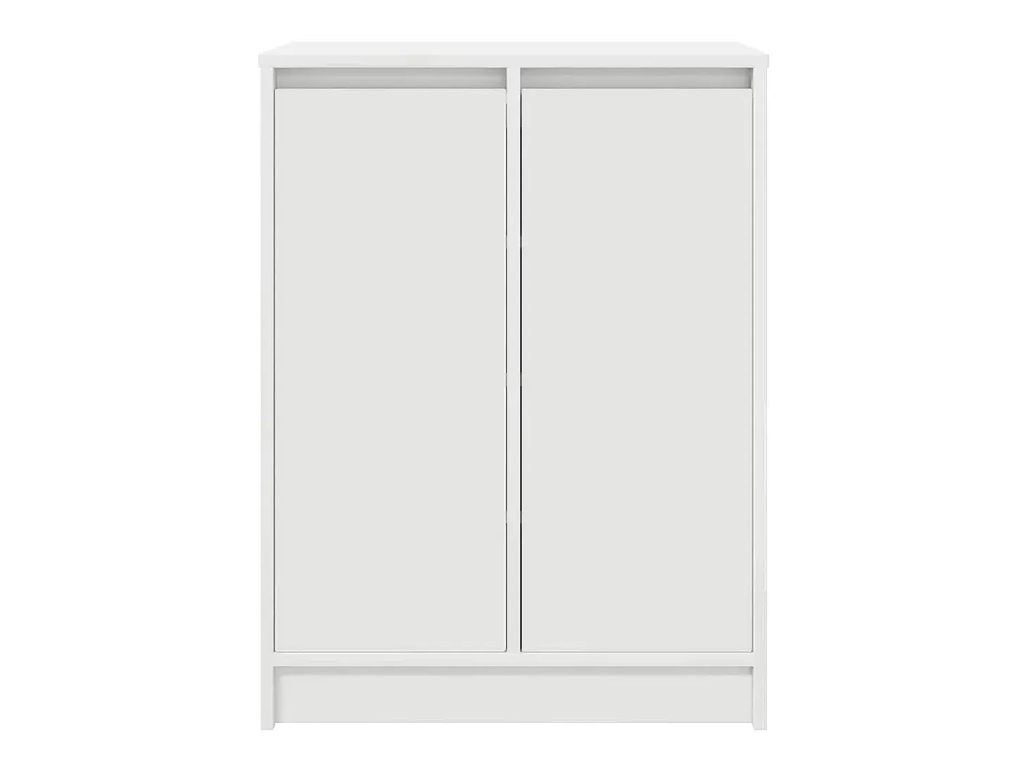 Zapatero blanco 57x34x76 cm madera contrachapada