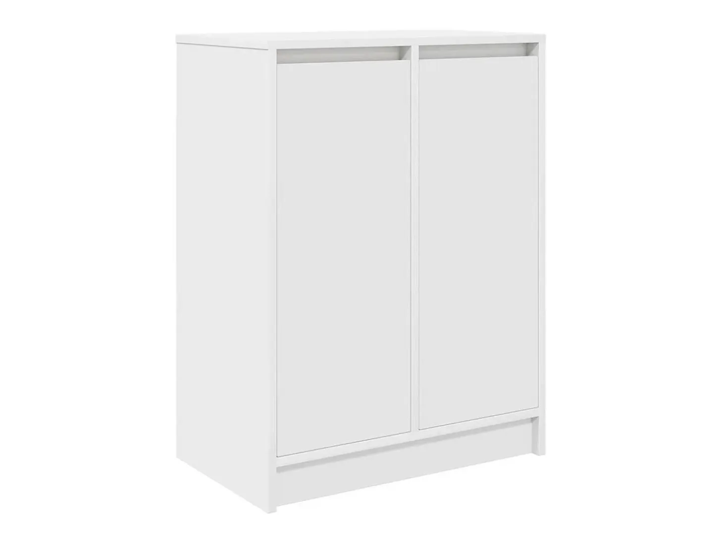 Zapatero blanco 57x34x76 cm madera contrachapada